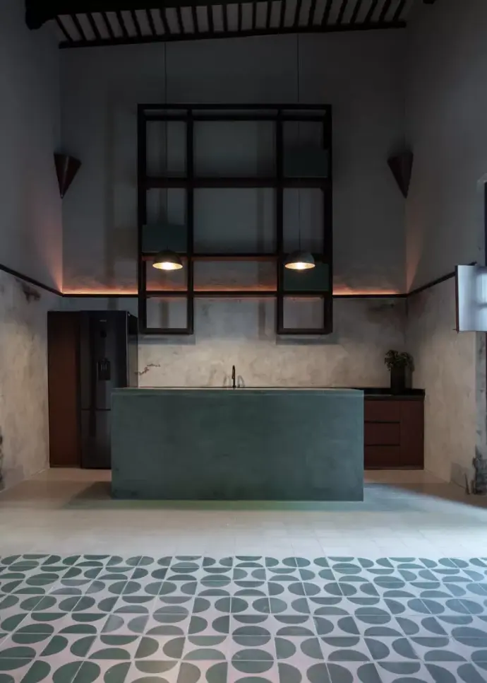 Fresco di calce, muro avejentado